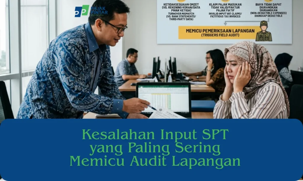 Kesalahan Input SPT yang Paling Sering Memicu Audit Lapangan