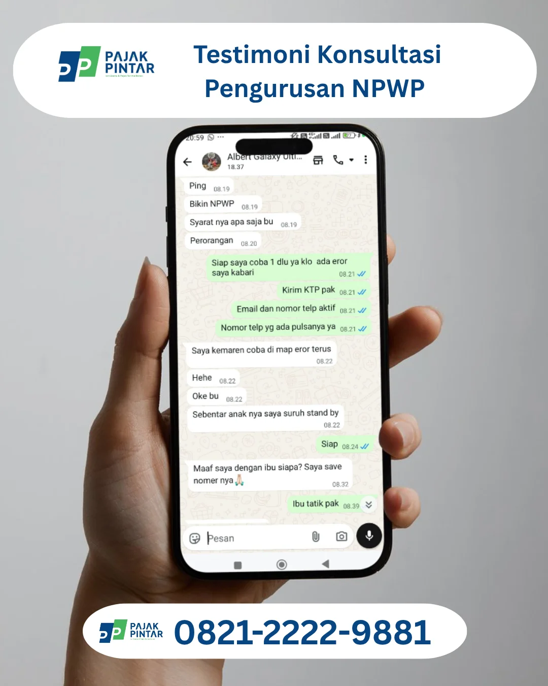 Testimoni Konsultasi Pengurusan NPWP Bagian 2 - Pajak Pintar