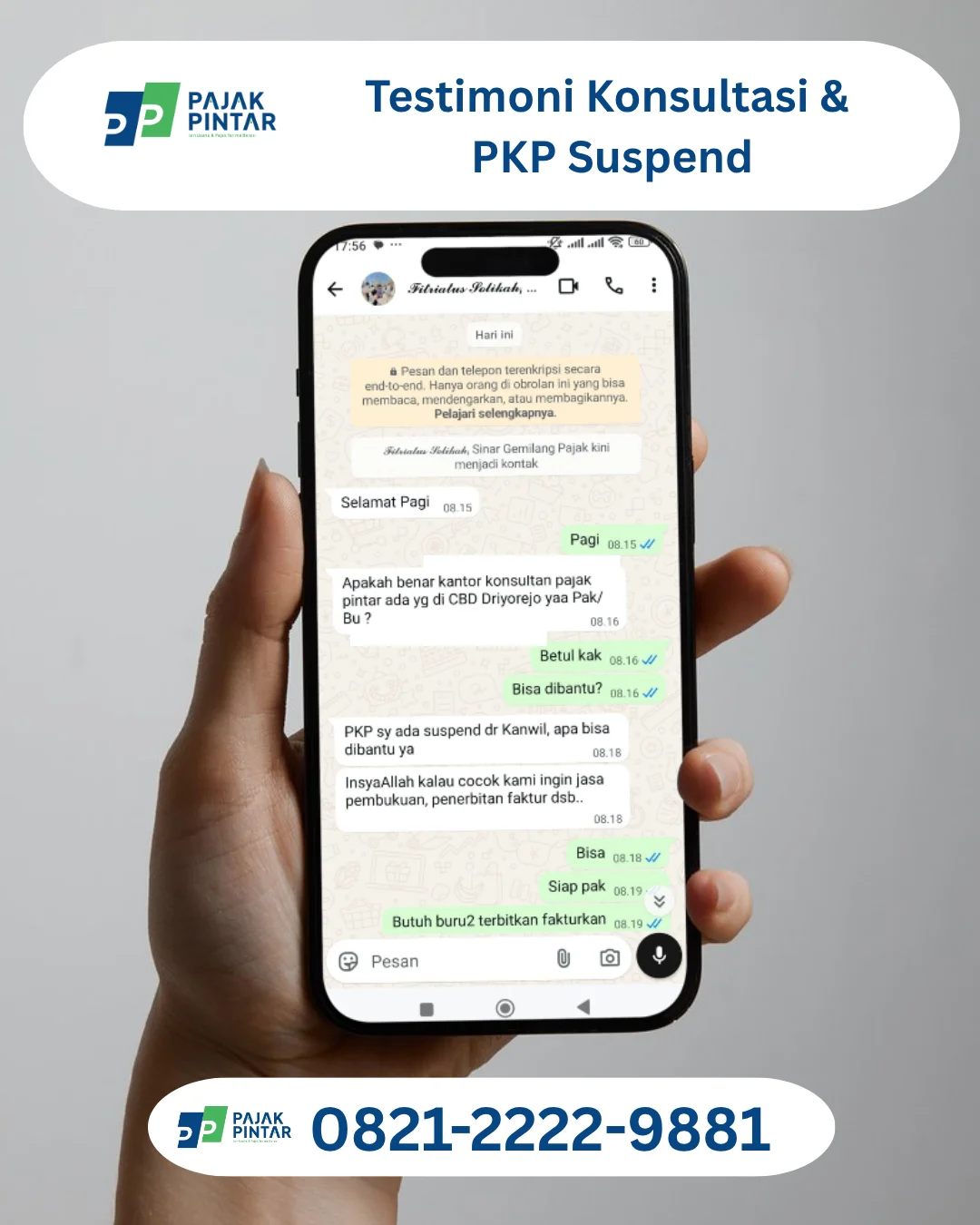 Testimoni Penanganan Cepat Suspend PKP