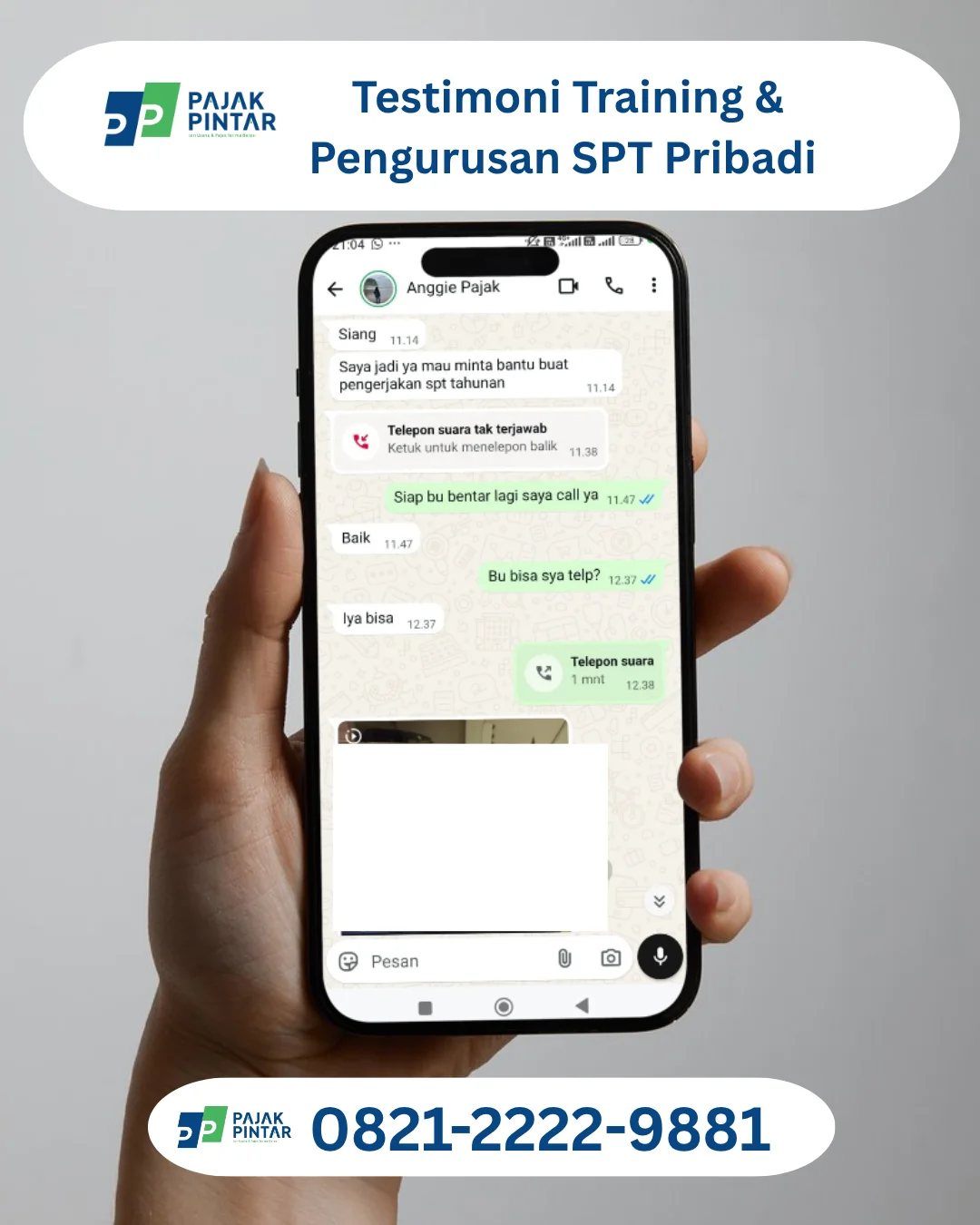 Bukti Konsultasi Training Pengurusan SPT Pribadi - Pajak Pintar
