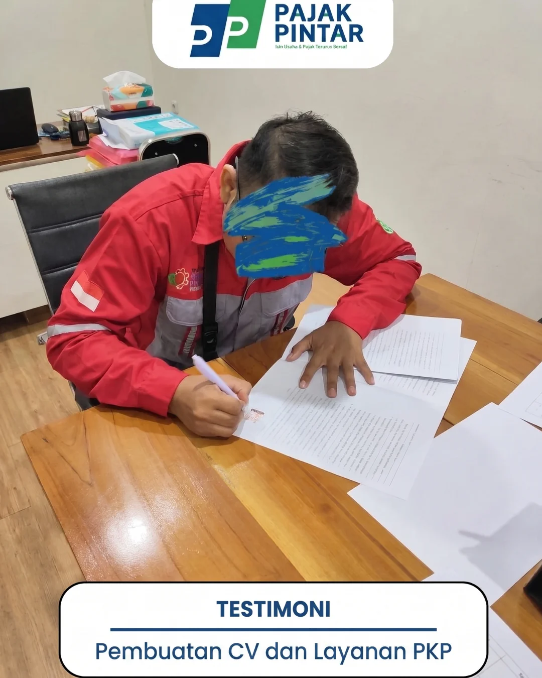 Testimoni Pembuatan CV di Pajak Pintar