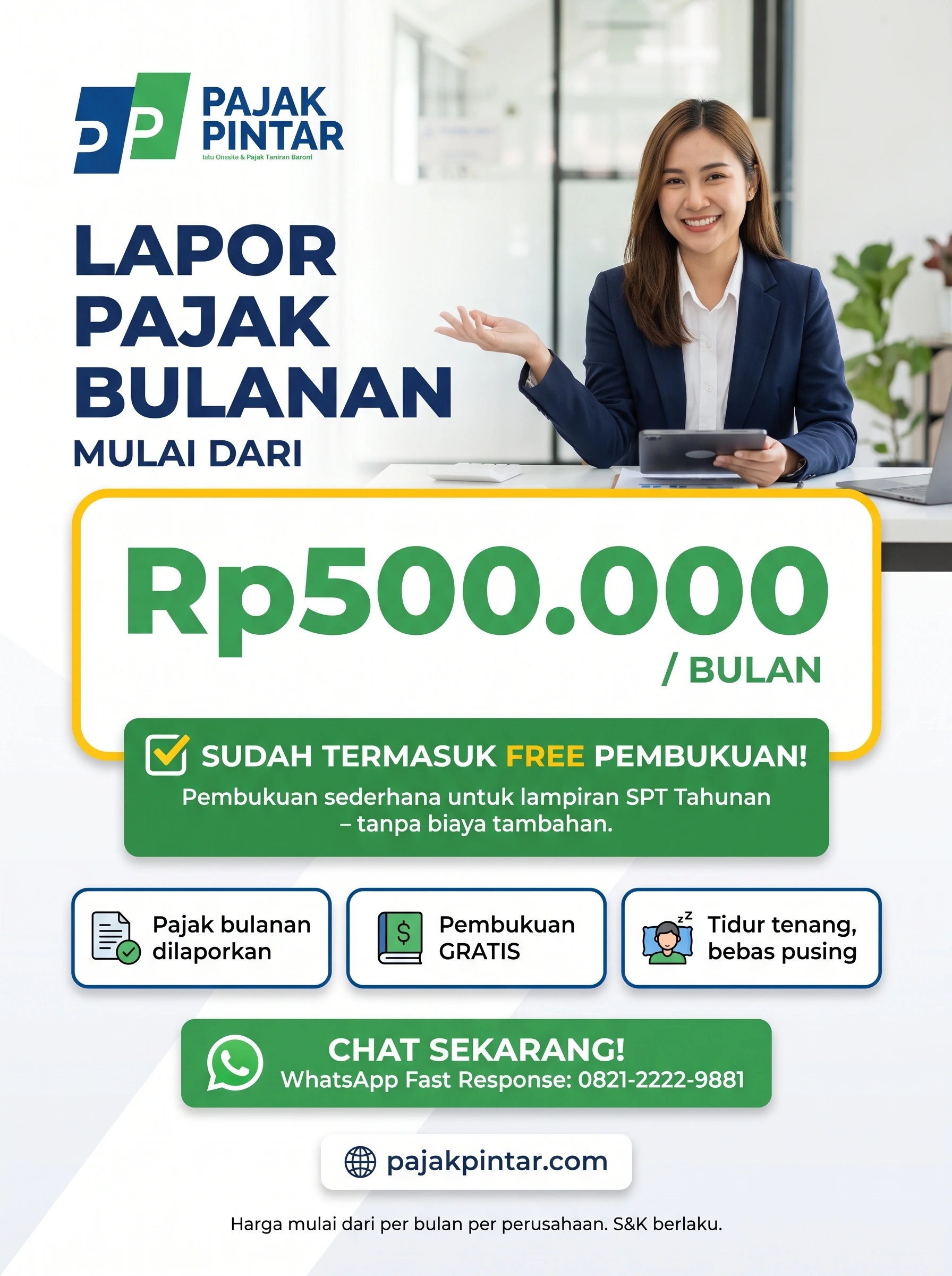 Promo jasa pajak bulanan Surabaya
